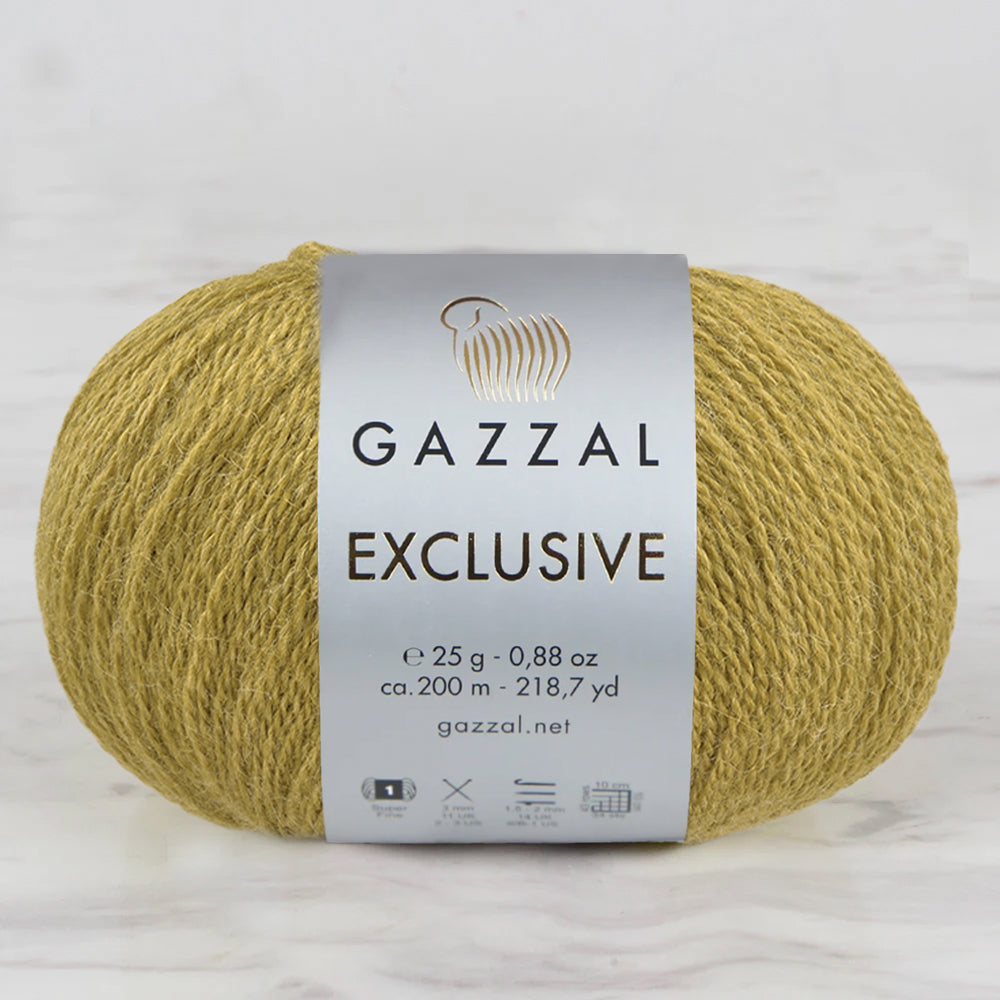 Gazzal Exclusive Yeşil El Örgü İpi- 9928